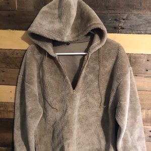 Soft plush hoodie size M